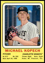2018 Topps Heritage Minor League 1969 Collector Cards #69CC-MKO Michael Kopech