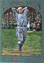 2011 Topps Gypsy Queen Framed Paper Green #18 Christy Mathewson