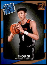 2017 Donruss Base Set #151 Zhou Qi