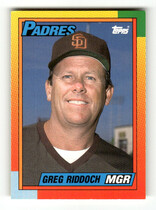 1990 Topps Traded Factory Set (White Stock Back) #102T Greg Riddoch