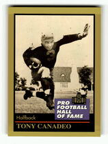1991 ENOR Pro Football HOF #24 Tony Canadeo