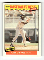 1986 Fleer Baseballs Best #15 Tony Gwynn