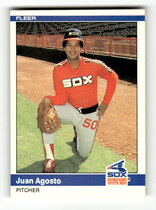 1984 Fleer Base Set #50 Juan Agosto