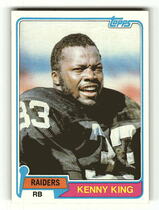 1981 Topps Base Set #329 Kenny King