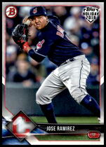 2018 Bowman Holiday #TH-JR Jose Ramirez