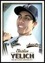 2018 Topps Gallery Artist Proof #5 Christian Yelich