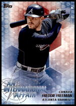 2018 Topps Update An International Affair Blue #IA-3 Freddie Freeman