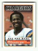 1983 Topps Base Set #373 Wes Chandler