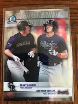 2018 Bowman Chrome Draft Recommended Viewing #RV-LJ Grant Lavigne|Greyson Jenista