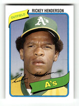 2006 Topps Rookie of the Week #21 Rickey Henderson