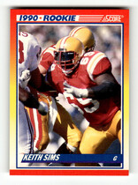 1990 Score Base Set #648 Keith Sims