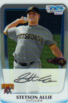2011 Bowman Chrome Prospects #BCP86 Stetson Allie