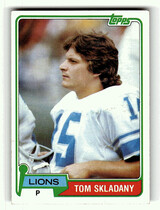 1981 Topps Base Set #324 Tom Skladany
