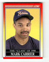 1990 Score Base Set #614 Mark Carrier
