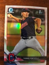 2018 Bowman Chrome Draft Refractor #BDC-42 Thomas Ponticelli