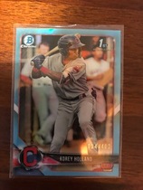 2018 Bowman Chrome Draft Sky Blue Refractor #BDC-89 Korey Holland