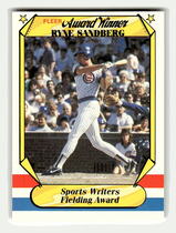 1987 Fleer Award Winners #35 Ryne Sandberg
