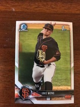 2018 Bowman Chrome Draft #BDC-55 Jake Wong