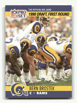 1990 Pro Set Base Set #691 Bern Brostek