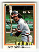 1981 Donruss Base Set #79 Dave Rosello