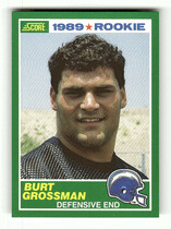 1989 Score Base Set #252 Burt Grossman