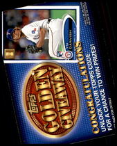 2012 Topps Update Golden Giveaway Code Cards Unredeemed #GGC-28 Yu Darvish