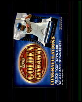 2012 Topps Update Golden Giveaway Code Cards Unredeemed #GGC23 Tony Gwynn