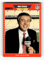 1989 Pro Set Announcers #7 Mike Patrick