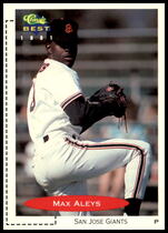 1991 Classic Classic/Best #87 Maximo Aleys