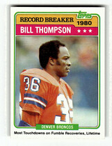 1981 Topps Base Set #336 Bill Thompson