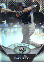 2011 Bowman Platinum Prospects Refractors #BPP93 Jordan Pacheco
