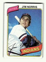 1980 Topps Base Set #333 Jim Norris