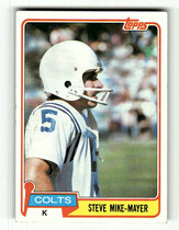 1981 Topps Base Set #277 Steve Mike-Mayer