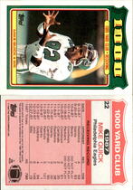 1988 Topps 1000 Yard Club #22 Mike Quick