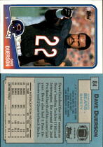 1988 Topps Base Set #84 Dave Duerson