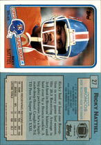 1988 Topps Base Set #27 Ricky Nattiel