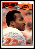 1987 Topps Base Set #385 James Wilder