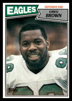 1987 Topps Base Set #303 Greg Brown