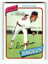 1980 Topps Base Set #239 Don Aase