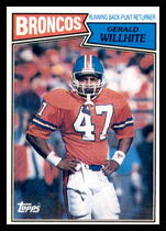 1987 Topps Base Set #32 Gerald Willhite