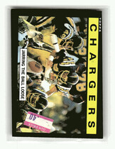 1985 Topps Base Set #367 SD Chargers