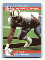 1990 Pro Set Base Set #710 Jeff Alm