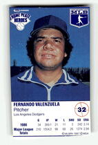 1987 Kraft Home Plate Heroes #32 Fernando Valenzuela