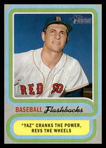 2019 Topps Heritage Baseball Flashbacks #BF-CY Carl Yastrzemski