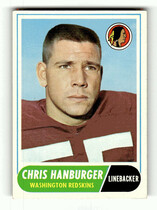 1968 Topps Base Set #62 Chris Hanburger