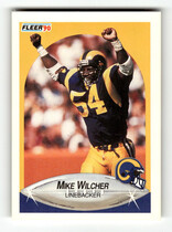 1990 Fleer Base Set #46 Mike Wilcher