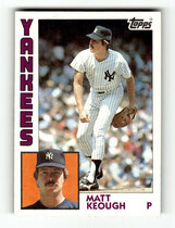 1984 Topps Base Set #203 Matt Keough