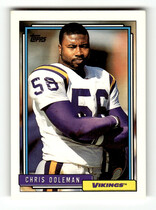 1992 Topps Base Set #585 Chris Doleman