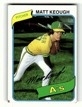 1980 Topps Base Set #134 Matt Keough