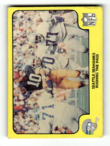 1978 Fleer Team Action #52 Seattle Seahawks